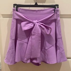 EUC Zara Tie Waist Skort - Purple - Size M